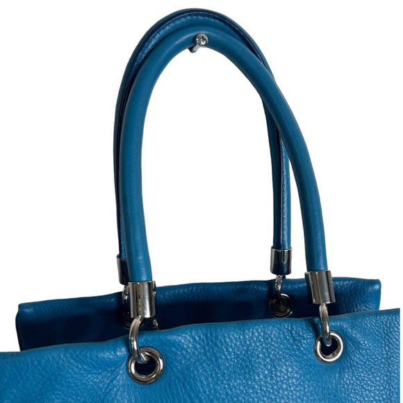 Marc by Marc Jacobs Aquamarine Bentley Winged Shoulder Bag Pebbled Leather - Picture 3 of 12